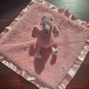 Pink Plush Flamingo Security Blanket
